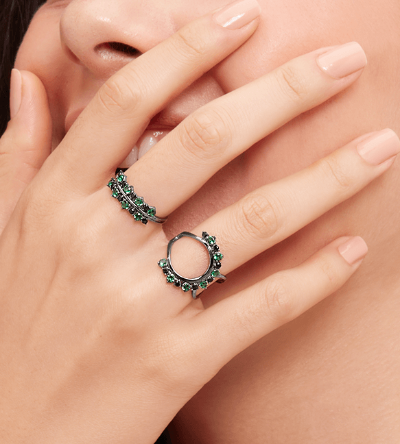 Adjustable Rings - Zircon Diamonds